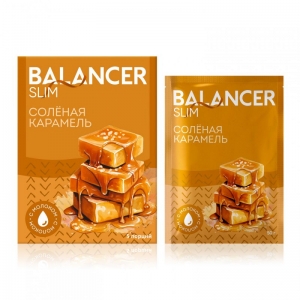 Коктейль BALANCER SLIM со вкусом &laquo;Соленая карамель&raquo;, 5 саше